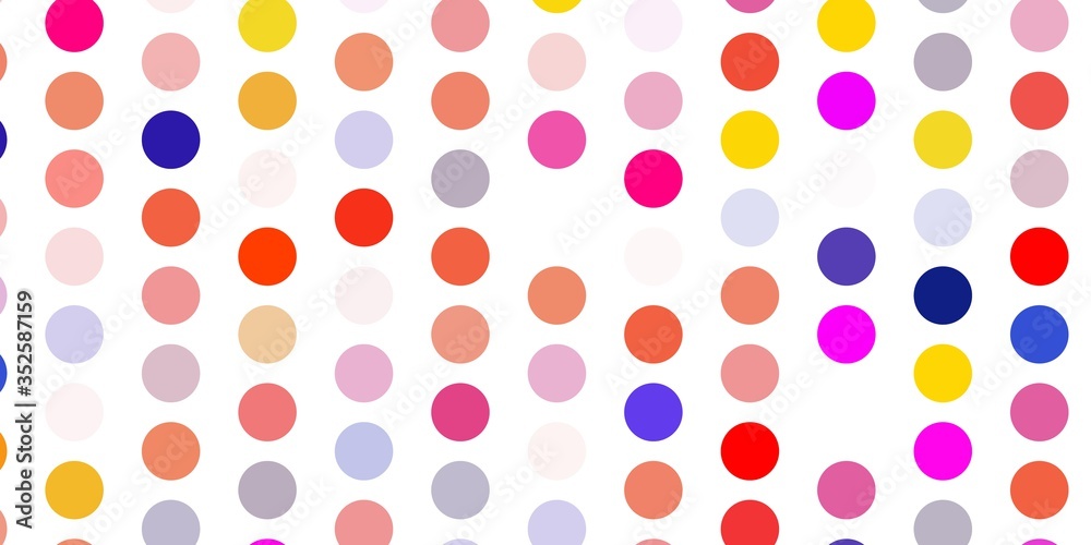 Light multicolor vector layout with circle shapes.