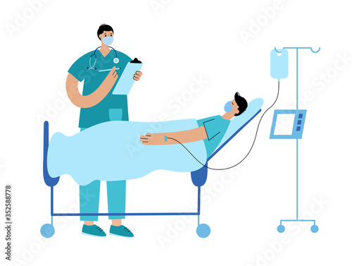 Clinic and doctor concept