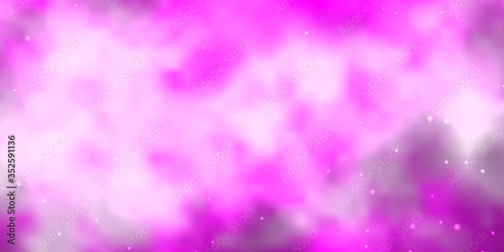 Light Pink vector template with neon stars. Modern geometric abstract illustration with stars. Pattern for new year ad, booklets. Light Pink vector template with neon stars. Modern geometric abstract illustration with stars. Pattern for new year ad, booklets.