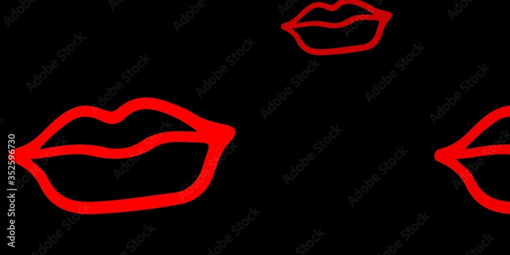 Dark Orange vector texture with women's rights symbols. Dark Orange vector texture with women's rights symbols.