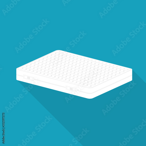 comfortable mattress icon- vector illustration