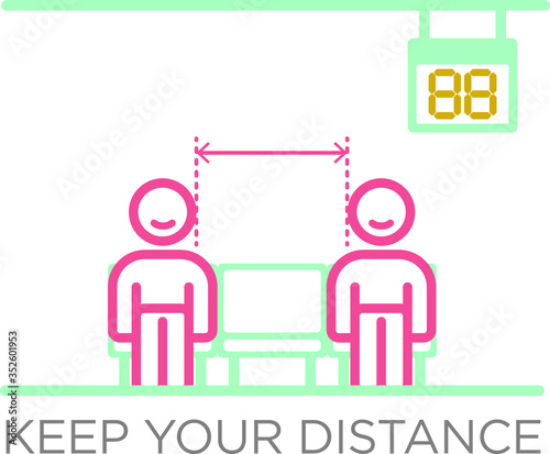 Be safe. Keep the distance with another one when you are waiting your turn.