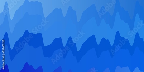 Light BLUE vector background with lines. Colorful illustration, which consists of curves. Best design for your ad, poster, banner.