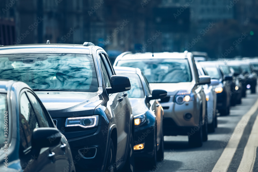 Traffic jam in Moscow