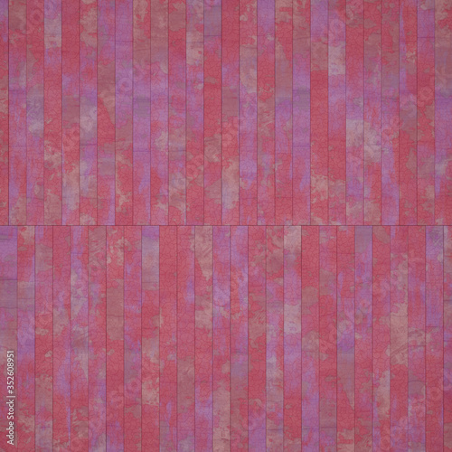 Fragment of old multicolored parquet floor in for decoration. The texture for use in graphic and architectural project. Pattern of wooden panel for background. 3D illustration.