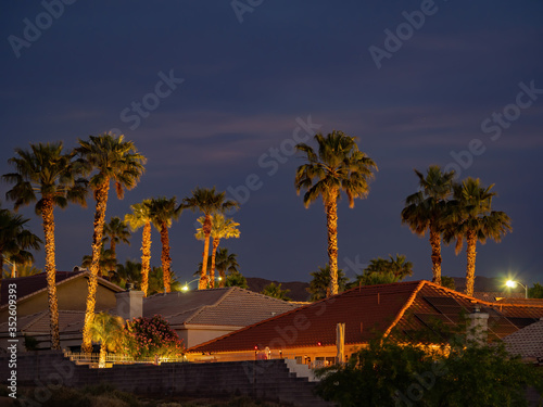 Photography Night view of some beautiful residence house