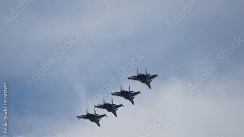 Victory Day WWII Air Show Russia Rostov-on-Don