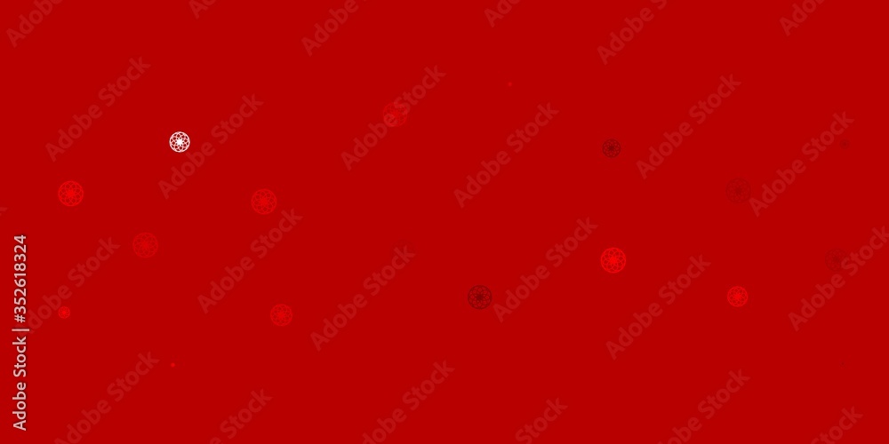 Light Red, Yellow vector layout with circle shapes.