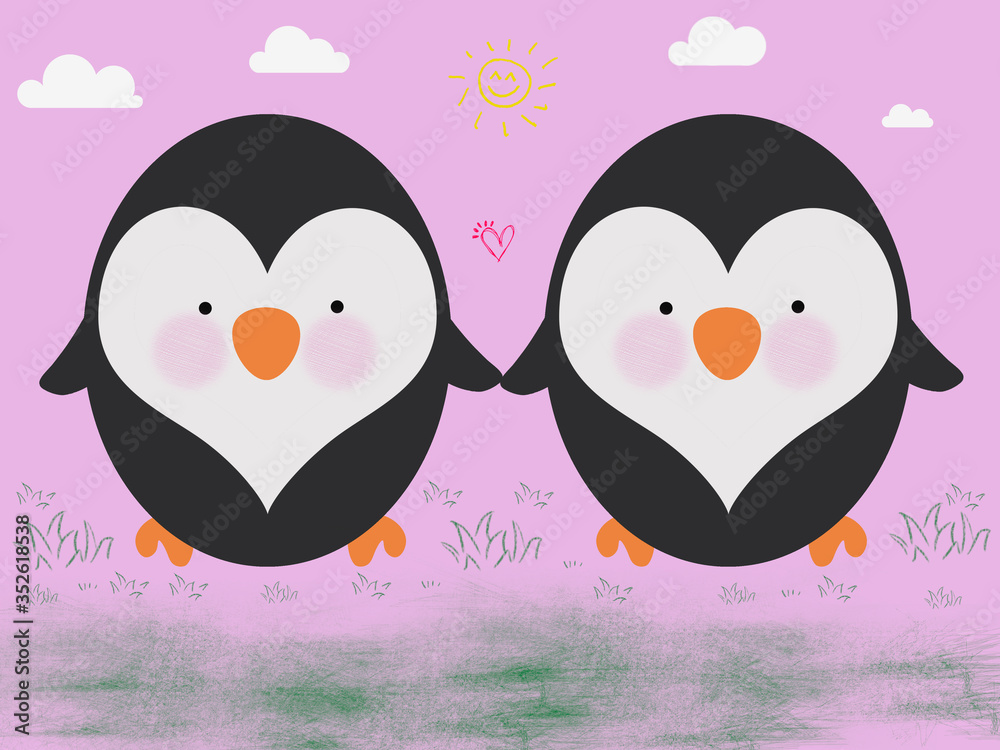Obraz premium Lovely Penguin