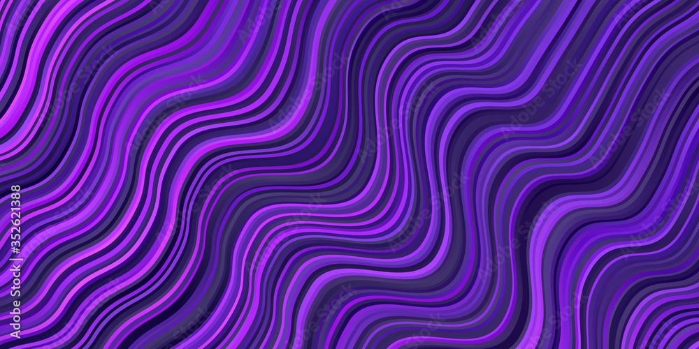 Light Purple vector backdrop with bent lines. Light Purple vector backdrop with bent lines.