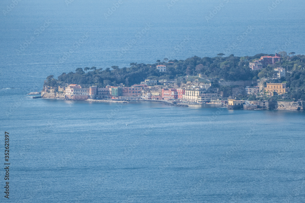 Aerial view of Posillipo