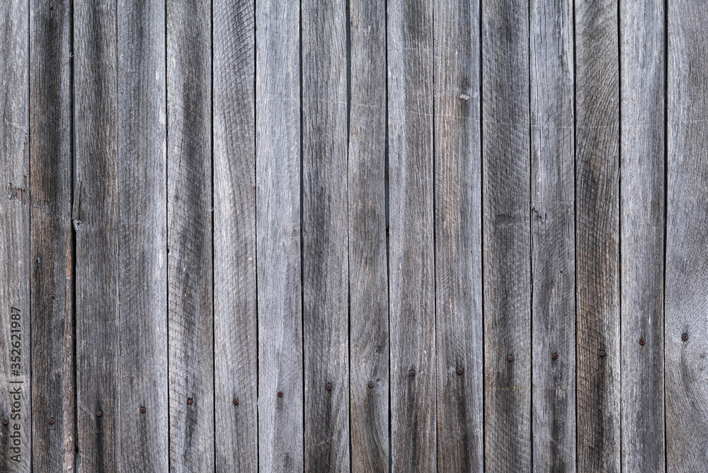 Fototapeta premium Wooden Wall Background - Old house Facade
