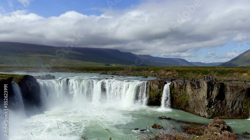 Goðafoss, Iceland Timelapse Summer