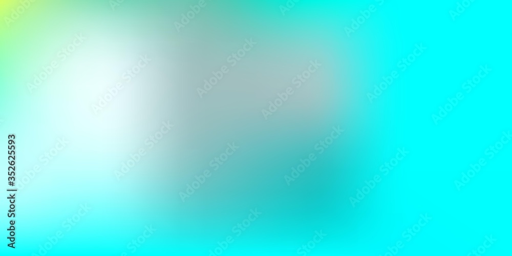Obraz premium Light Blue, Green vector blurred layout.