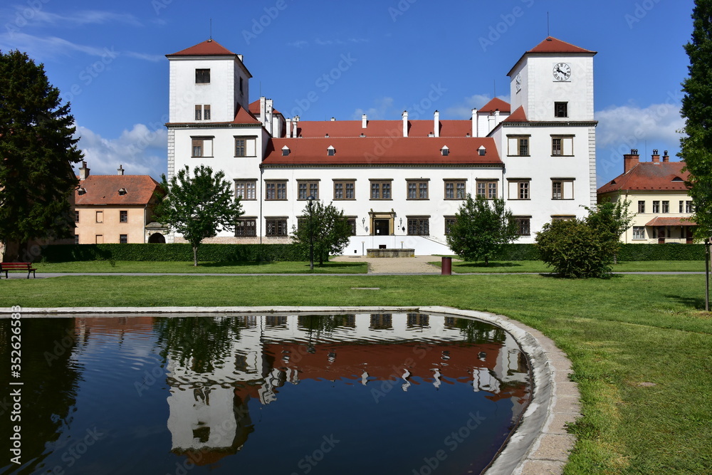 castle Bucovice and its park,Czech republic