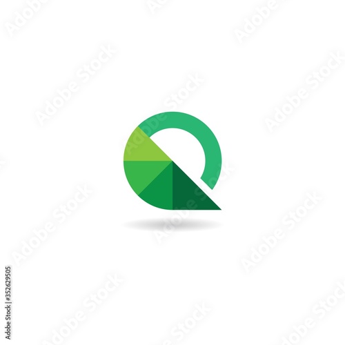 Free Download initial q with green logo design vector template - GFXLoad
