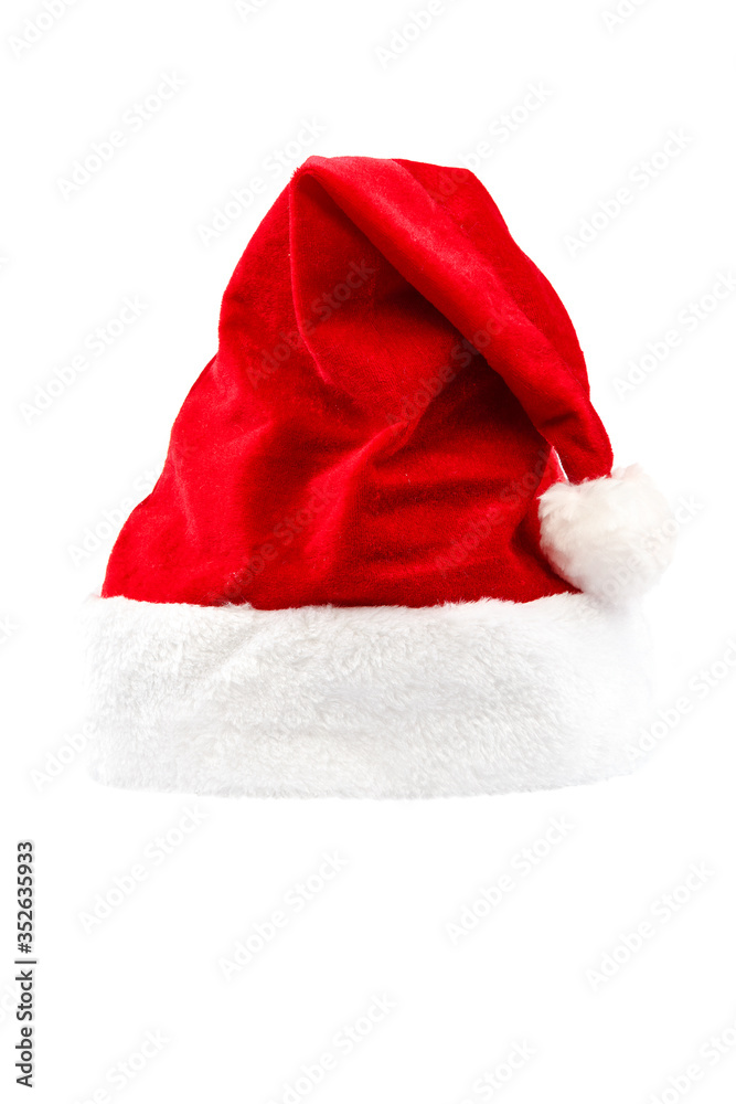 Santa Claus Hat isolated on white background Santa Claus Hat isolated on white background