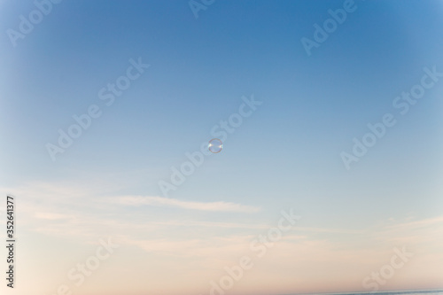Wallpaper Mural soap bubble in the blue sky Torontodigital.ca