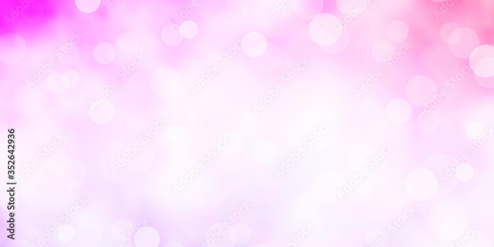 Light Purple, Pink vector template with circles. Abstract illustration with colorful spots in nature style. Pattern for booklets, leaflets. Light Purple, Pink vector template with circles. Abstract illustration with colorful spots in nature style. Pattern for booklets, leaflets.