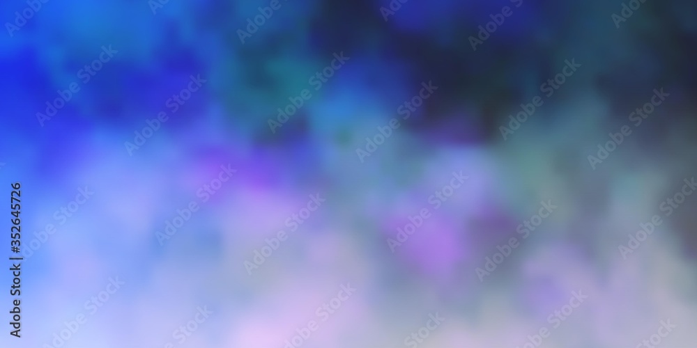 Dark Pink, Blue vector texture with cloudy sky. Illustration in abstract style with gradient clouds. Colorful pattern for appdesign. Dark Pink, Blue vector texture with cloudy sky. Illustration in abstract style with gradient clouds. Colorful pattern for appdesign.