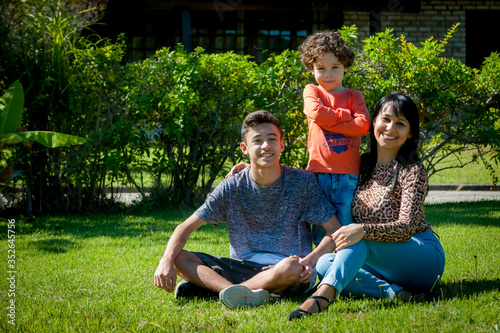 happy family having fun outdoors © Hermes Bezerra 
