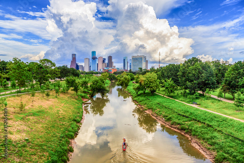 A View Buffalo Bayou and Downtown Houston, Texas photo