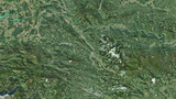 Koroška, Slovenia - outlined. Satellite