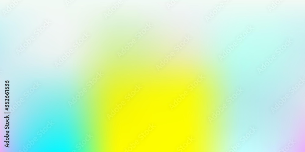 Light Multicolor vector abstract blur layout.