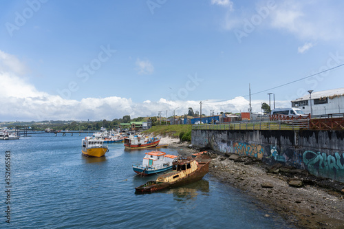 boats in the harbor