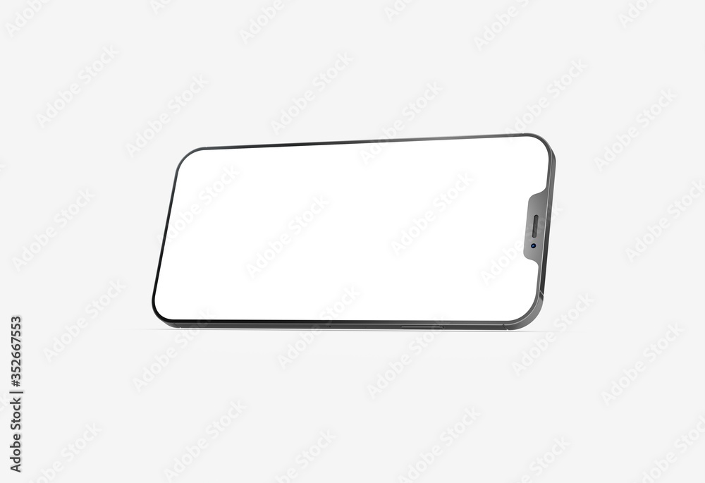 white mobile smartphone device digital isolated 3d white mobile smartphone device digital isolated 3d