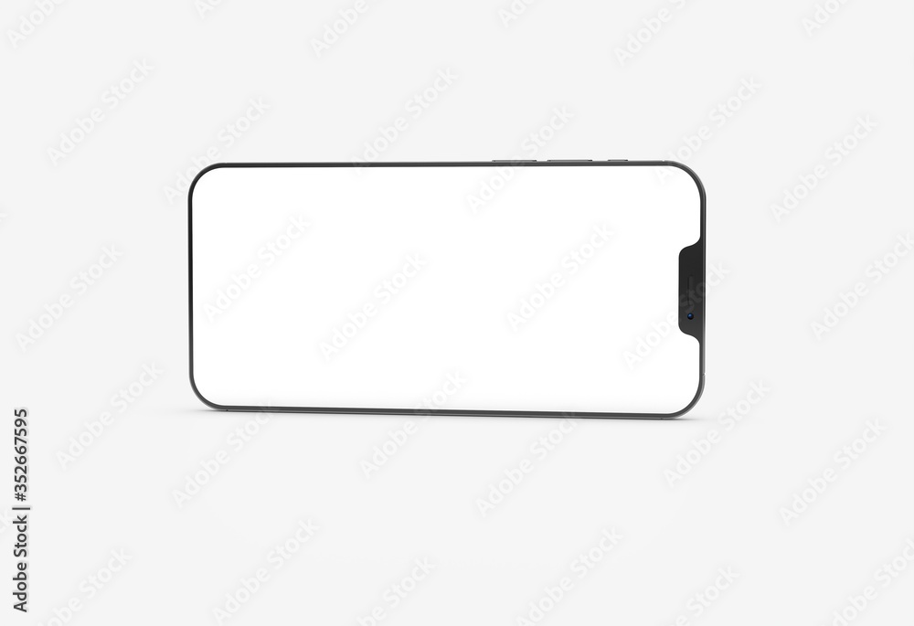 white mobile smartphone device digital isolated 3d white mobile smartphone device digital isolated 3d