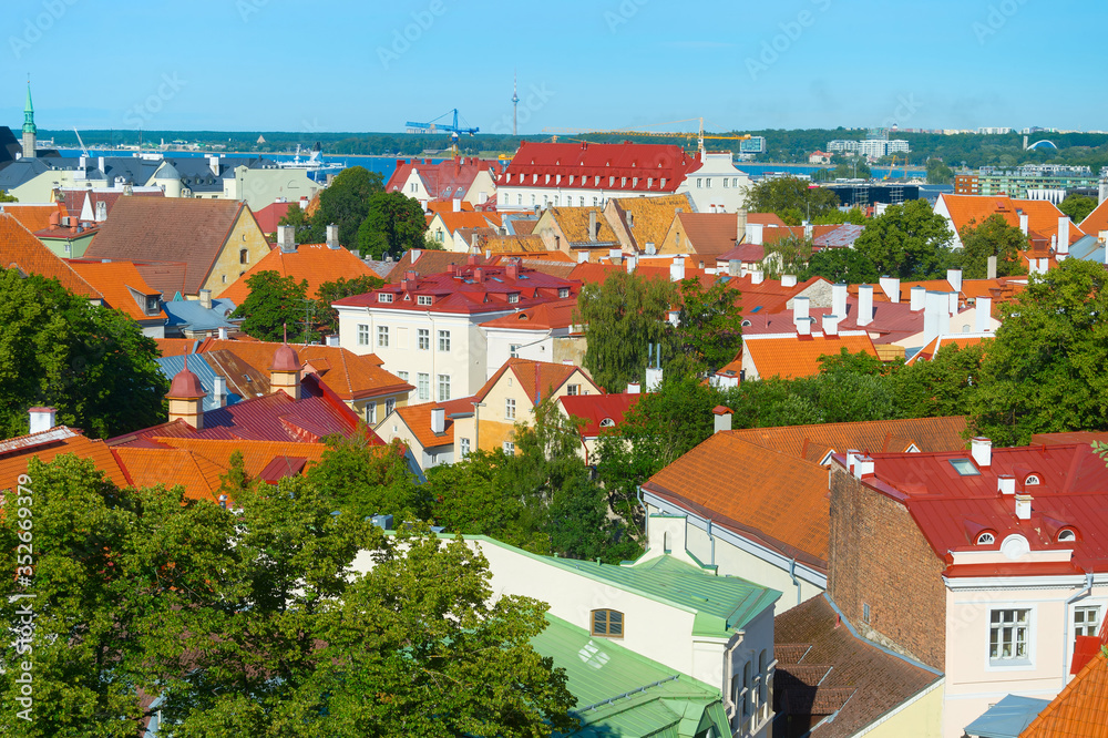 Old Town architecture Tallinn Estonia