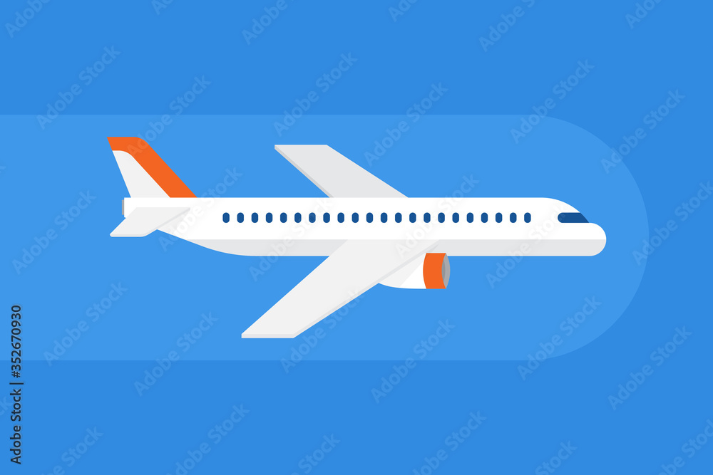 Aircraft flies in the sky. Traveling and air freight concept. Aircraft flies in the sky. Traveling and air freight concept.