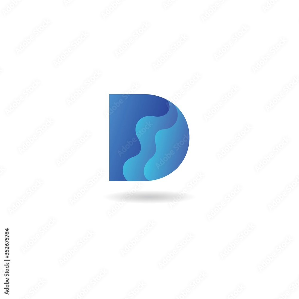 initial d logo design vector template initial d logo design vector template
