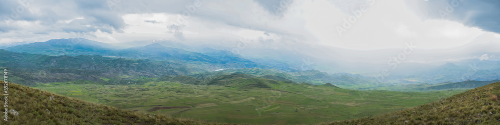 panorama of the mountains