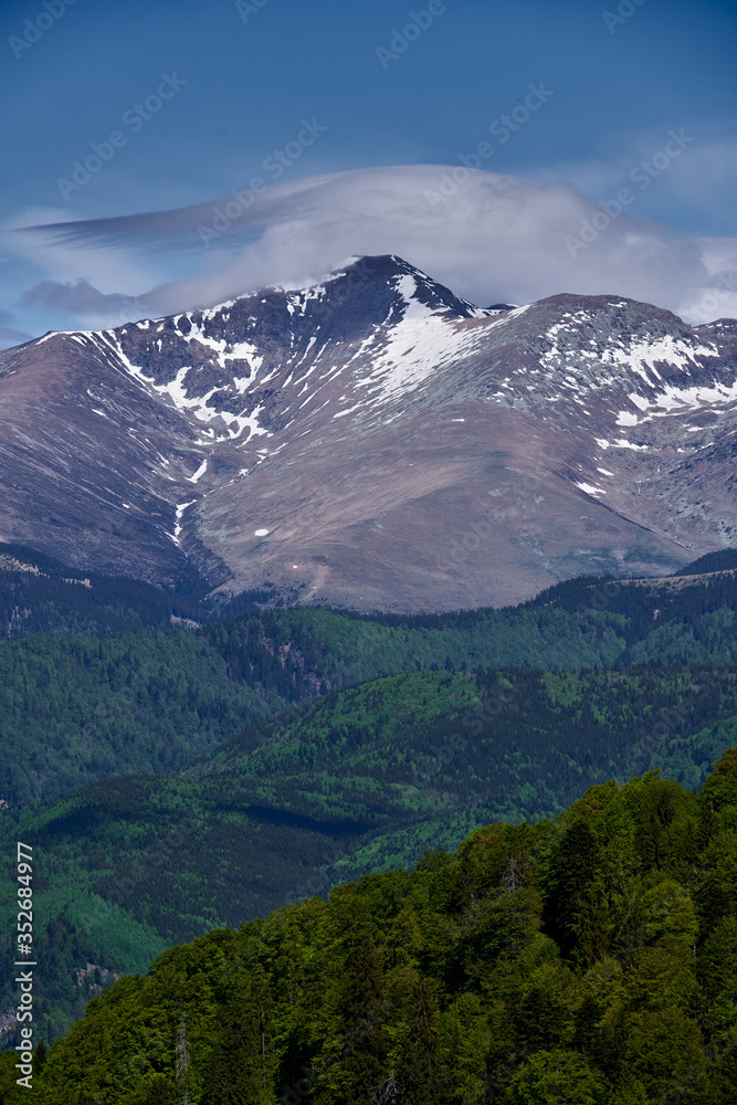 Fototapeta premium Mountains in the early summer
