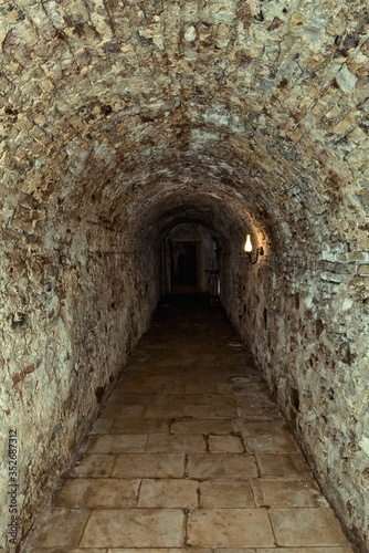 Fototapeta Naklejka Na Ścianę i Meble -  Сorridor of the old fortress