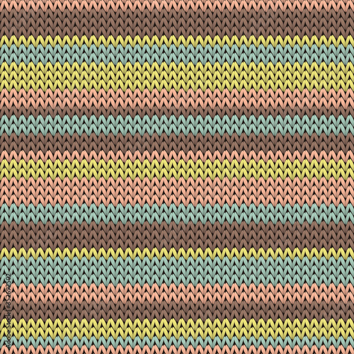 Chunky horizontal stripes knitting texture 