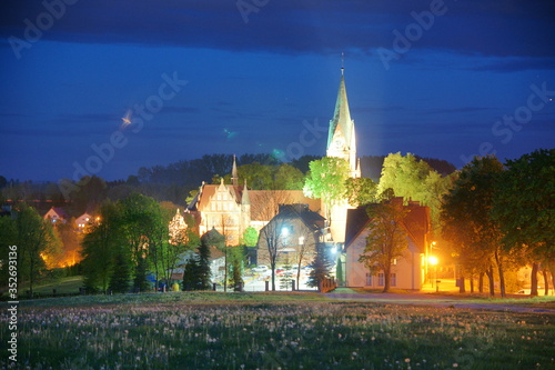 Gietrzwałd. Kościół. Sanktuarium Maryjne. Polska - Mazury - Warmia.