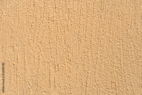 Wallpaper Mural Empty orange background, texture, textured plaster on the wall. Building facade repair. Torontodigital.ca