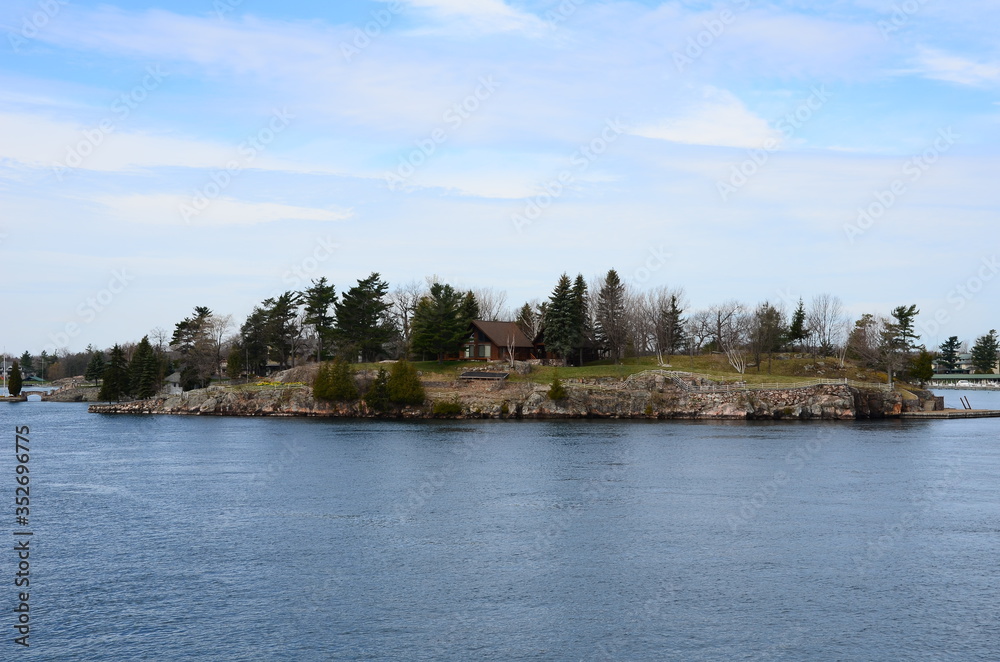 Thousand Islands area of Saint Lawrence River
