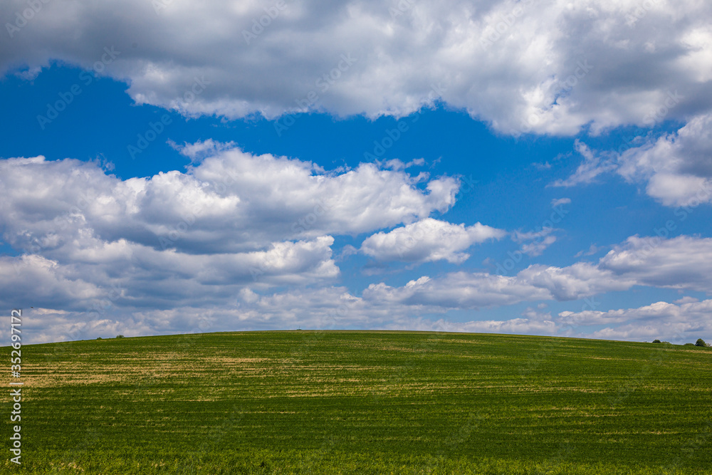 Landscape around the town of Myjava