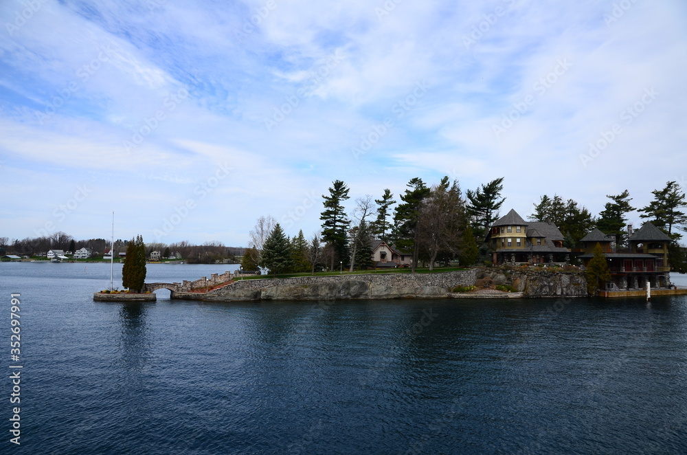 A small island in Saint Lawrence River