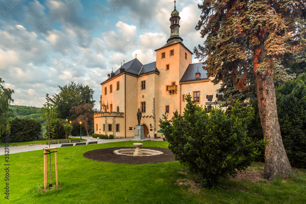 Royal palace from the 15th century in the center of Kutna Hora, UNESCO World Heritage Site, Czech Republic