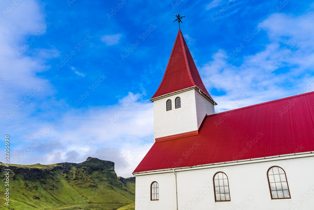 Vikurkirkja Lutheran Church Vik I Myrdal Iceland