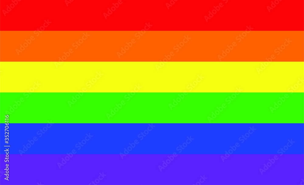 Gay pride flags vector on a white background