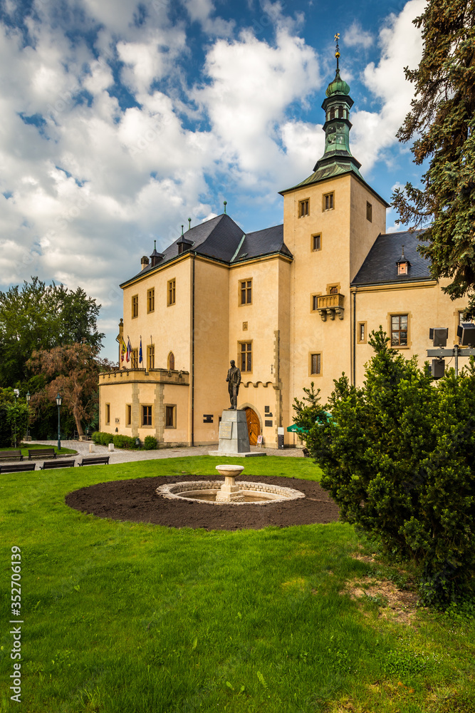 Royal palace from the 15th century in the center of Kutna Hora, UNESCO World Heritage Site, Czech Republic