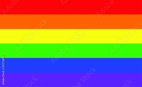 Gay pride flags vector on a white background