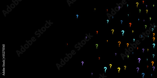 Question marks Quiz, doubt poll query public poll.