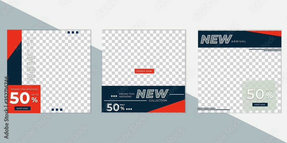 Furniture social media post templates design Furniture social media post templates design